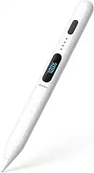 Caneta Stylus Touch Screen Digital Recarregável com Alta Precisão – Compatível com iPad, iPhone, Samsung, Xiaomi e Tablets Android | Plug & Play USB-C, Ponteira 1.5mm, Escrita Fluida e Sem Atrasos