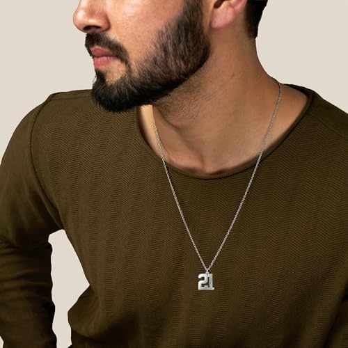 Image of TRUESILVER ACPL Personalized 925 Sterling Silver Name Necklace for Women & Girls | Customized Name Pendant Necklace | Custom Jewelry Gift for Birthday Anniversary Wedding