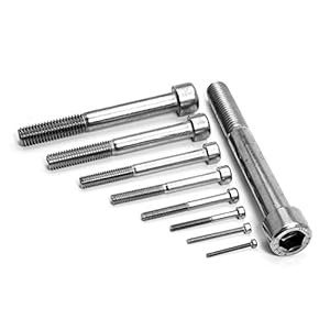 Schrauben-Niro.De 100 Stück M3x12 Zylinderschrauben Innensechskant