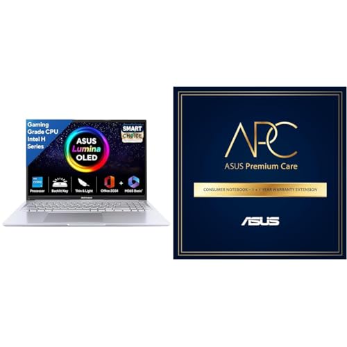 Image of ASUS Vivobook 16, 13th Gen, Intel Core i5-13420H,16GB RAM,512GB SSD,FHD (1920 x 1200) OLED,Win 11,M365 Basic (1Year)*,Backlit Keyboard,Office 2024ASUS 1 Year Brand Warranty Extension