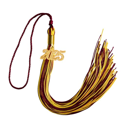 Image of GraduationMall Single&Multiple Color Graduation Tassel with 2026 Year Charm 9 inch