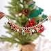 Lystaii Christmas Charm Bracelets Christmas Bells Bracelet Link Bracelet Adjustable Bracelets for Women