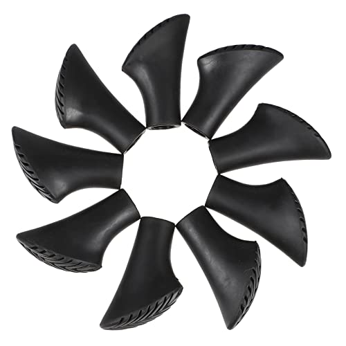 LIOOBO 16pcs Trekking Poles Tip Covers Hiking Pole Foot Covers Skid Protectors for Hiking