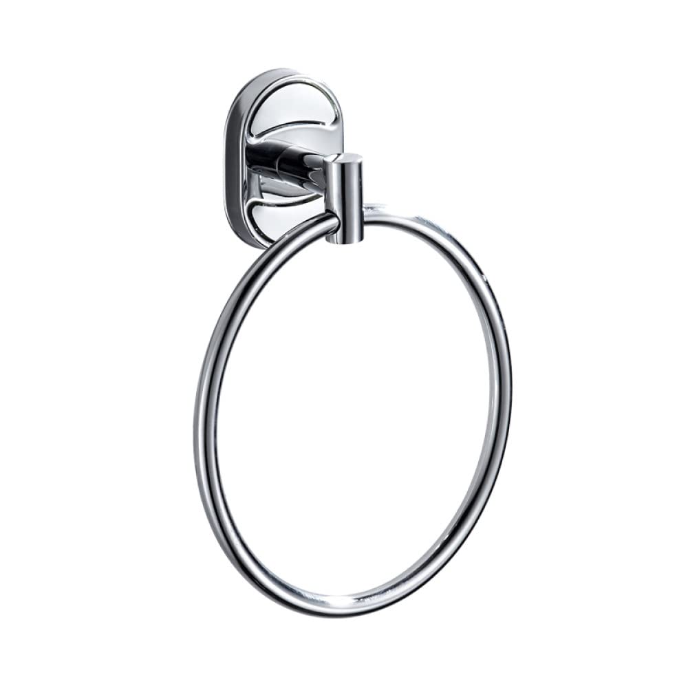 Anneau porte-serviettes chromé mural A11208 pour meuble de salle de bain