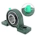 kimllier 4Pcs UCP208-24 Pillow Block Bearing Mounted Bearings with 1-1/2 Inch Bore Self Aligning Cast Iron Housing Set for Industrial Settings