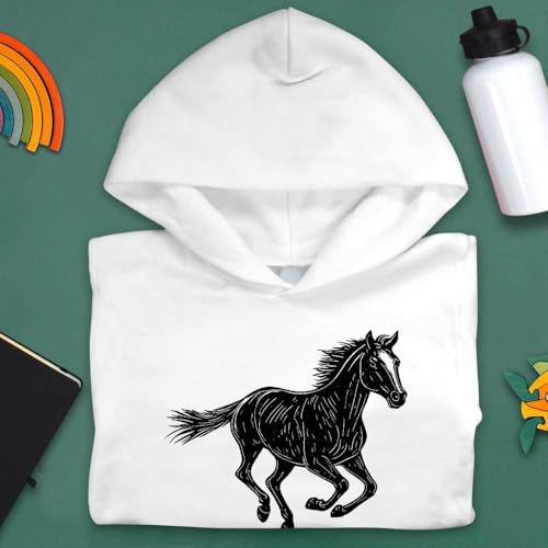 Azeeda 'Horse Running ' Children's Hoodie/Hooded Sweater (KO051518)3