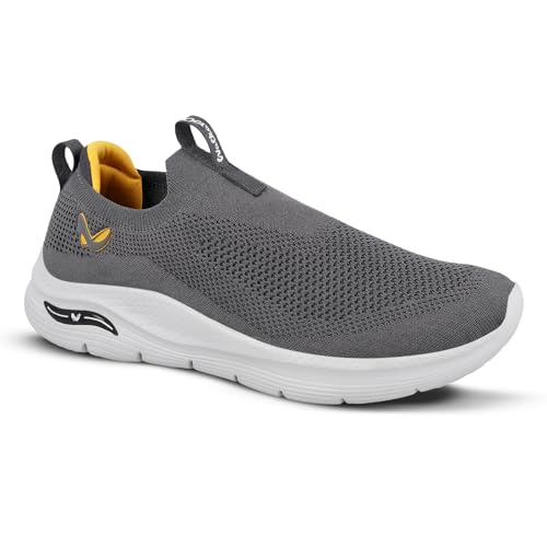 Image of WALKAROO Sports Shoes for Men's|Perfect for Walking,Gym Training and Casual Outfit|Cushioned Insole with EVA Outsole |Breathable Mesh Upper|WS9571