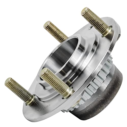 Image of Detroit Axle - Rear 2pc Wheel Bearing Hubs for Hyundai 1995-1996 Accent, 2 Wheel Bearing and Hubs Assembly Replacement
