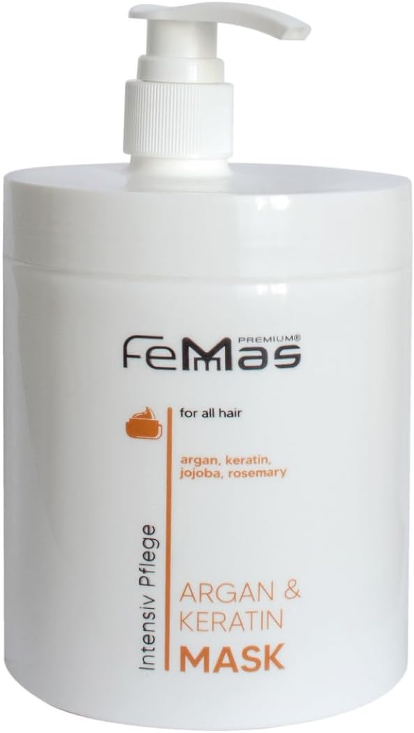 Argan & Keratine masker 1000 ml met pomp Argan & Keratine masker 1000 ml met pomp