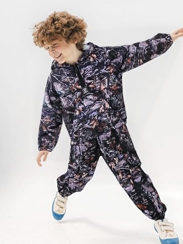 Image of Azmxynol Boys Clothes Kids Little Boy Color Block Half Zip Hoodie & Jogger Pants 2 Piece Outfit Set,4-12 Years