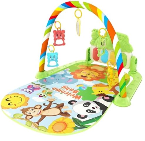 Tapete de Atividades Musical Com Piano Ginásio Infantil Para Bebê...