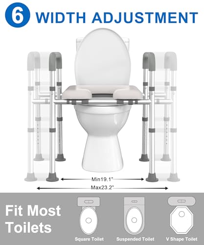 Homland TRB10-1 Raised Toilet Seat With Handles thumb #1