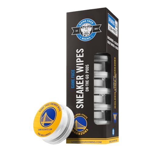 Game Face Wipes x NBA Officially Licensed On-The-Go Sneaker & Shoe Cleaning Wipes (Los Angeles Lakers)