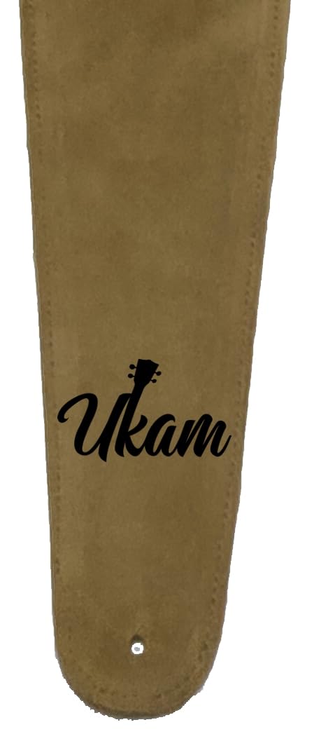Ukam Correa guitarra piel ante 100 mm de ancho x 1160mm de largo ajustable PERSONALIZADA