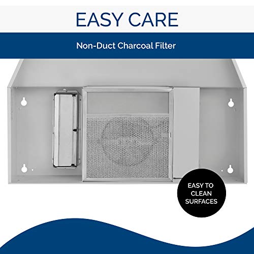 Broan-Nutone Economy 24-Inch Under-Cabinet Easy Install Convertible Range Hood With 2-Speed Exhaust Fan And Light, 210 Max Blower Cfm, White #TOP5