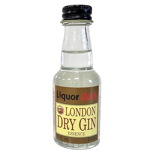 Liquor Quik - HOZQ8-307 Natural Gin Essence, 20 mL (London Dry Gin)