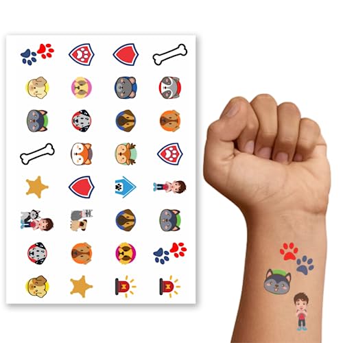Tatuagem Temporária Infantil Cachorrinhos | Kit Festa 32-007