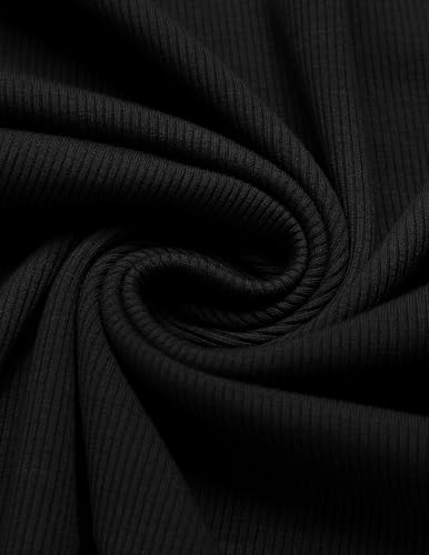 IN'VOLAND Plus Size Womens Long Sleeve Scoop Neck Ribbed Knit T-Shirt Fitted Casual Basic Tops2