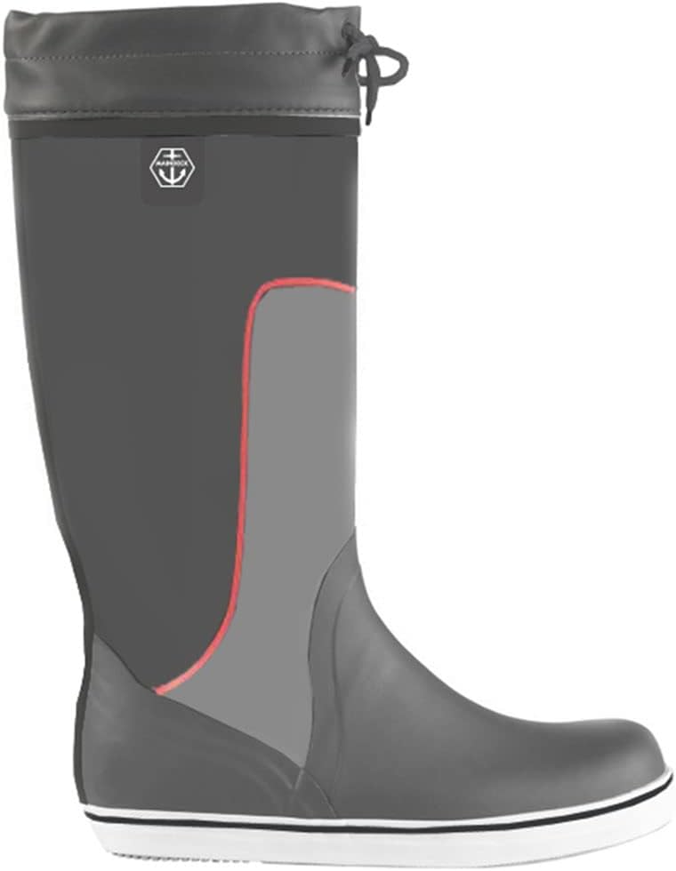 Maindeck Tall Grey Rubber Boots: 12 (47)