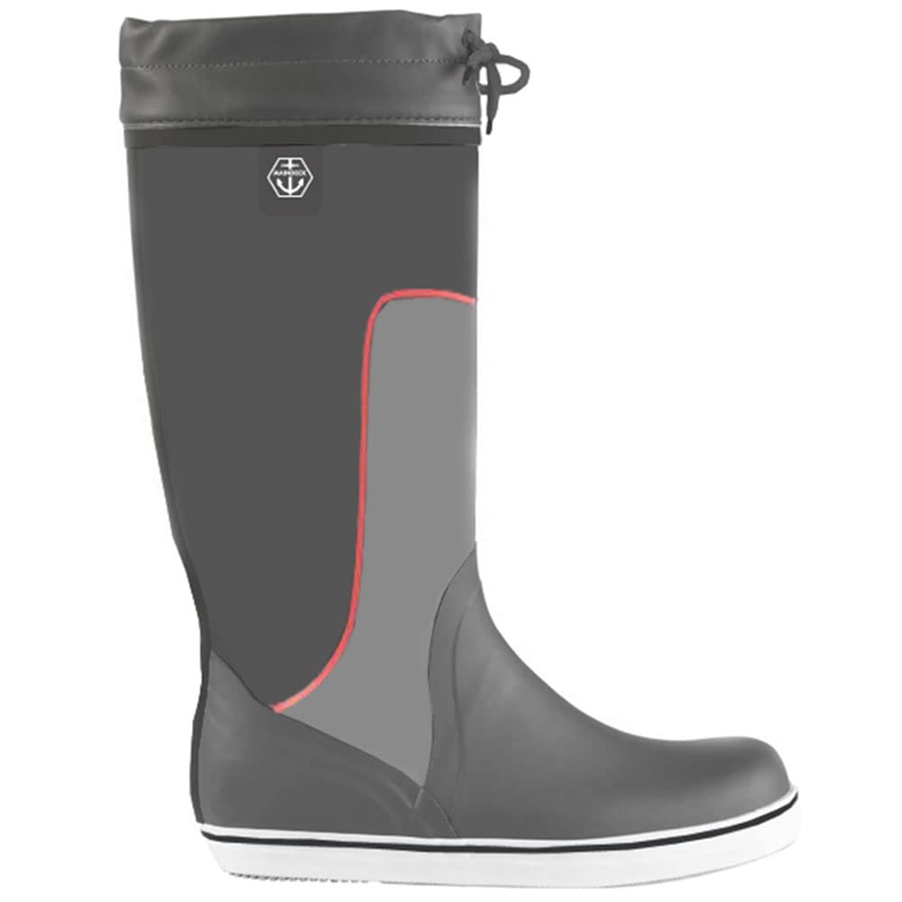 Maindeck Tall Grey Rubber Boots: 12 (47)