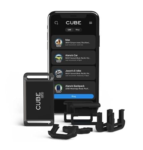 Cube GPS tracking bundle with worldwide location and geo-fencing
