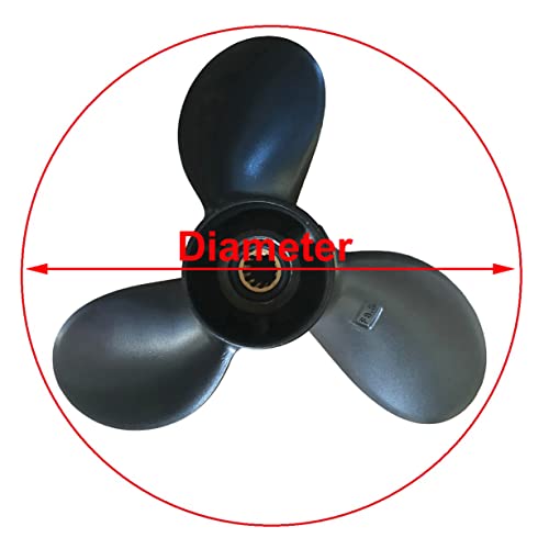 Mercury Propeller For Outboard 8Hp 9.9Hp 4T Engine Motors 48-895183A10 Tohatsu Boat Prop F8.5 8Hp 9.8Hp 8.9 * 8.3 3B2W64517 #TOP2