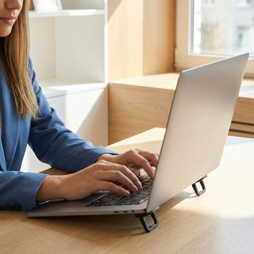 Soportes Ajustables para Laptop NIIIYTYB 4 Piezas Negro miniatura 7