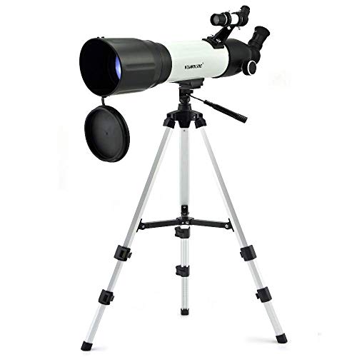 Telescopio monocular astronómico refractor portátil con trípode para niños y principiantes miniatura 2