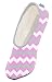 snoozies! Womens Good Morning Slippers Multi Chevron 7/8