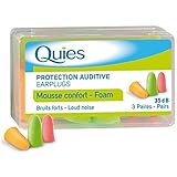 Quies Goma de espuma Ear Plugs 3 pares - Color: Disco