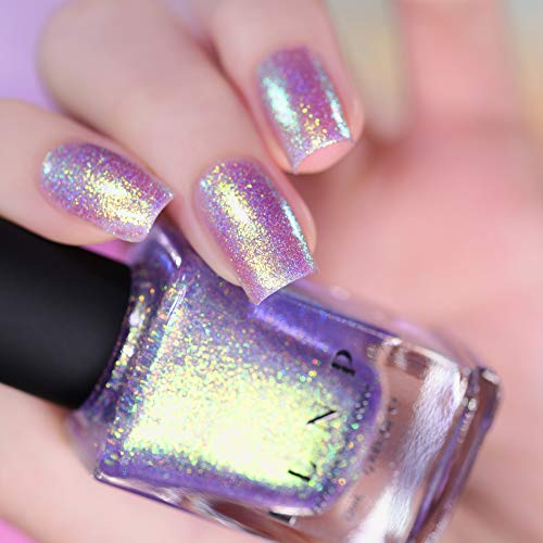 Image of ILNP Downtown - Iridescent Purple Holographic Jelly Nail Polish
