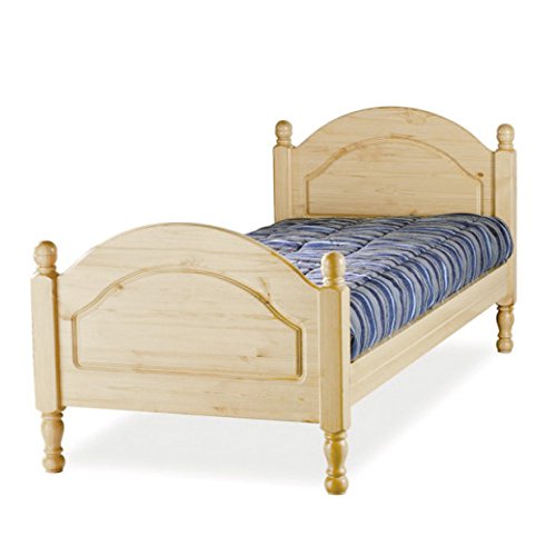 Mobili Ilar Letto Singolo Apollo Legno Grezzo