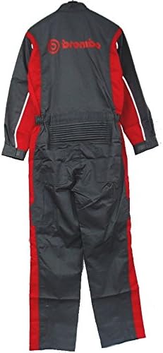 BR-5500 Long Sleeve Mechanical Suit 92.Gray x Red Large