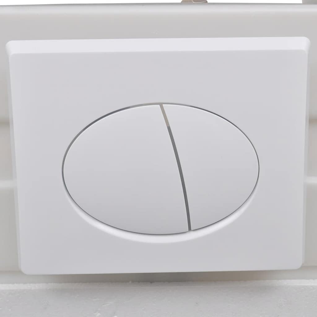 vidaXL Cisterna Alta Oculta Descarga Doble para Inodoros WC Váter de Pared