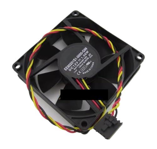 Ventilateur 3 fils 8 cm 12V EE80201S1-0000-G99 8020 de remplacement châssis PC
