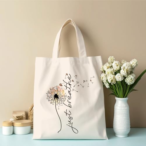 Bolso Tote Canvas con Decoración de Leopardo y Flores miniatura 3