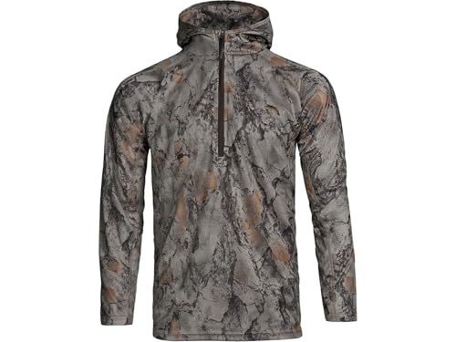 Natural Gear Men's Tech Lightweight Quarter Zip Hoodie Natural Gear Camo 3XL
