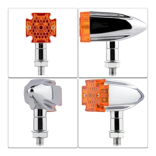 Clignotants LED moto Chopper Bobber feux signalisation Custom - 3