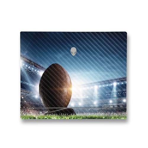 Image of MightySkins Carbon Fiber Skin Compatible with Alienware X14 R2 (2023) Full Wrap Kit - Big Game | Protective, Durable Textured Carbon Fiber Finish | Easy to Apply & Change Styles | Made in The USA