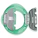 Kalencom Potette Plus Premium 2 in 1 Travel Potty and Toilet Seat Trainer Ring with Built in Pee Guard and Easy-Grip Handles (Teal/Gray)