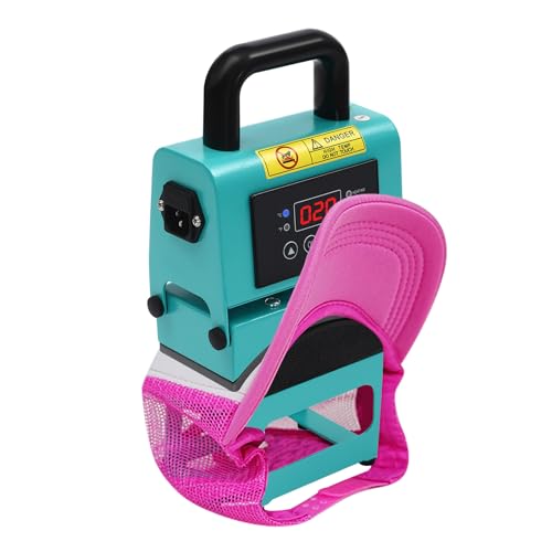 Máquina para transfer de gorras 350W 110V color azul