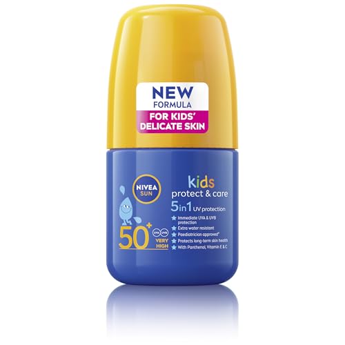Nivea Sun Kids – Leche solar Protect & Hydrate SPF50+ Roll-On – 50 ml