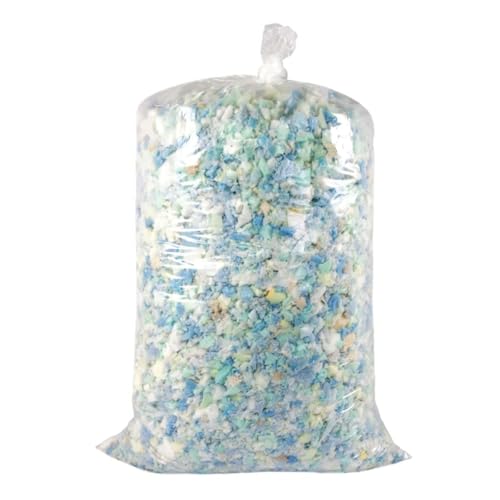 TT ThreadTrade Shredded Foam Crumbs, Breathable And Durable, Plush Filling, Soft And Comfortable Filler, Long Time Use, Ideal Use On Beanbag Chairs, Pet Beds, Cushions (1kg)