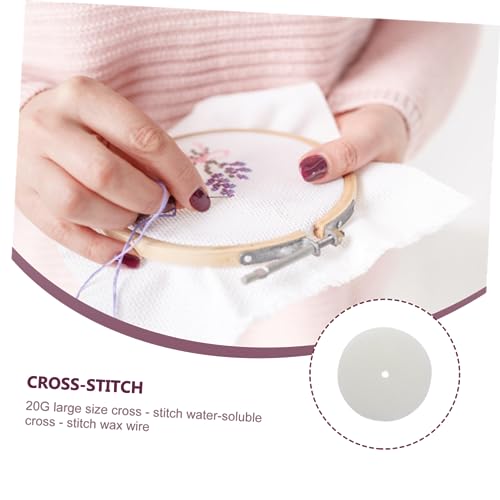 Lurrose 40 Peças Cera de fio de ponto cruz condicionador de cera de fio cera para bordar artesanato