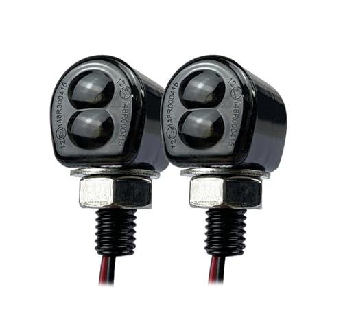 Clignotant de moto M8 12V aux finitions soignées pour projet cafe racer haut de gamme
