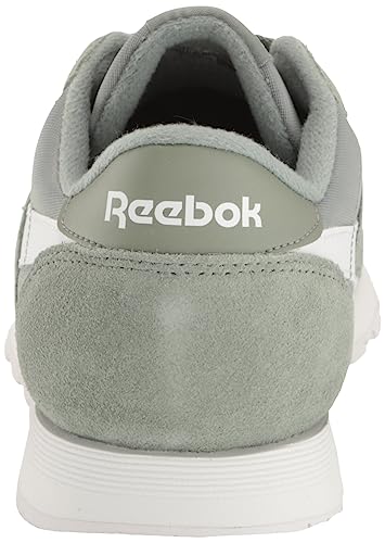 Reebok Men's Classic Nylon Sneaker, Harmony Green/White, 3.5