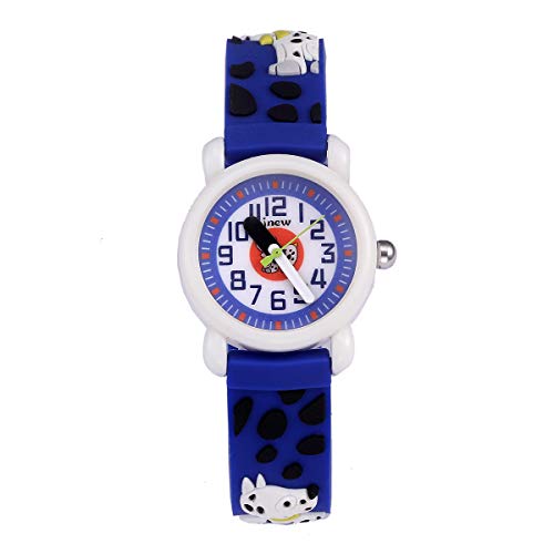 Boy's Girl's Watch,Kids Gift 3D Cartoon Japanese Quartz Silicone Kids Watch, Age 3-10 Toys for 3-15 Year Old Boys Girls Birthday Present for Kids - Best Gifts (Dog)