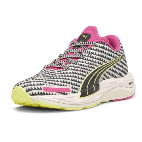 PUMA Velocity Nitro 2 Lemlem 2 Ghost Pepper/Puma Black/Pink Glimmer 9 B (M)2