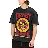 T-Shirt Men's Vintage Oversized Short Sleeve Round Neck Top Classic Tee Shirt Clothes XX-Large