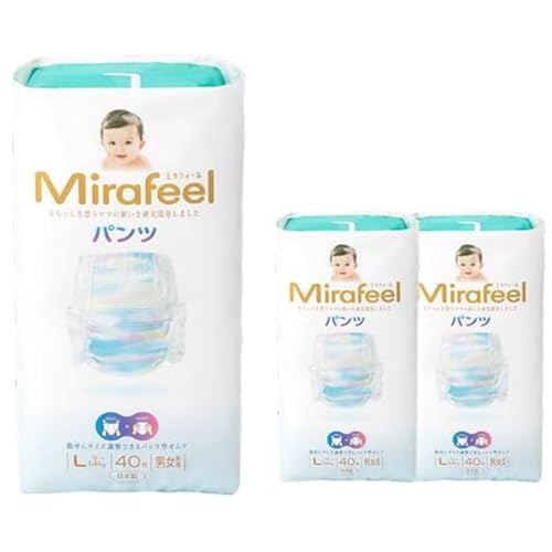 [3カ月定期便] おむつ ミラフィール Lサイズ(9〜14kg)1箱(120枚)×3回 パンツタイプ 乳幼児用